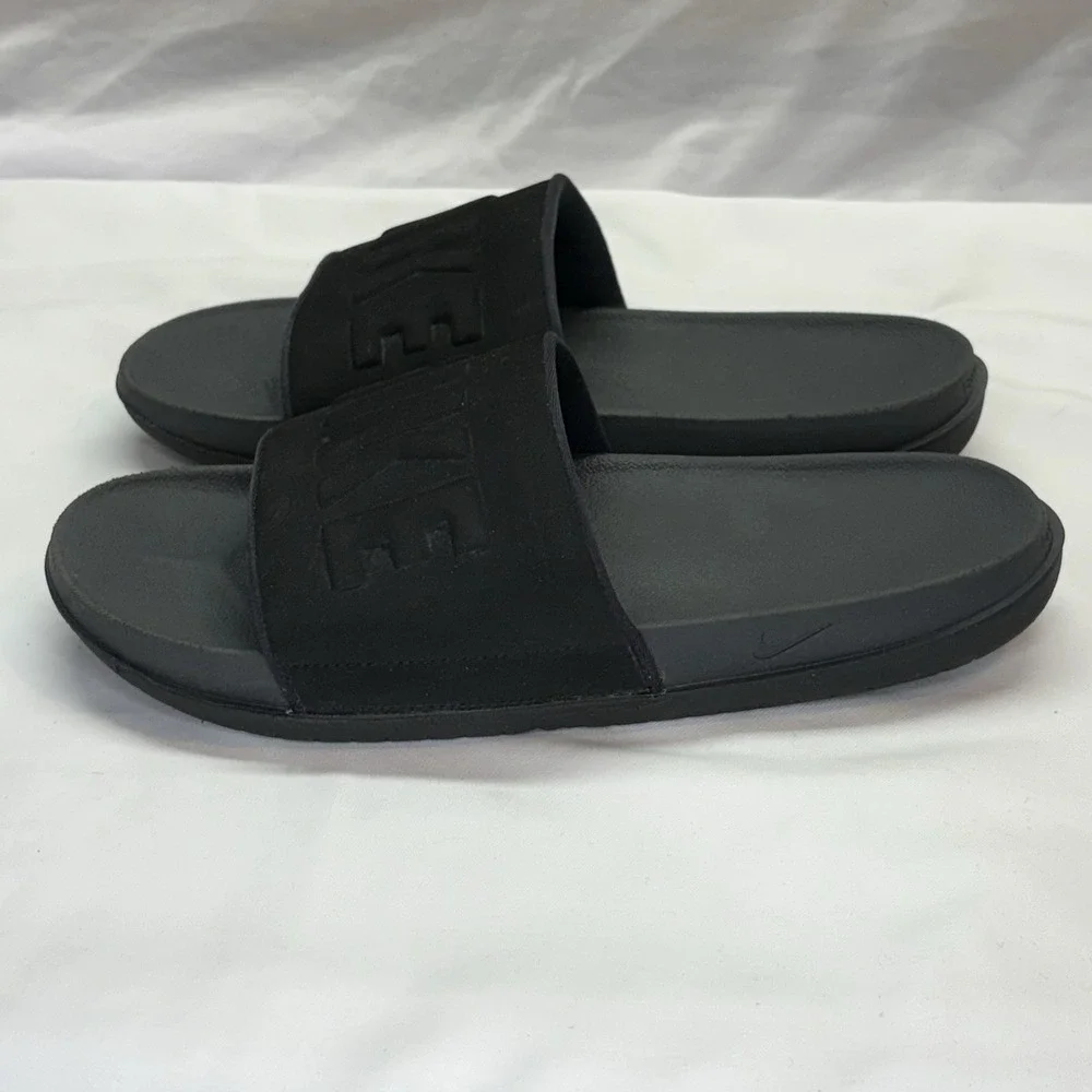Nike Offcourt Slide Triple Black Men's 10 Unisex Slippers Sandals BQ4639-003
